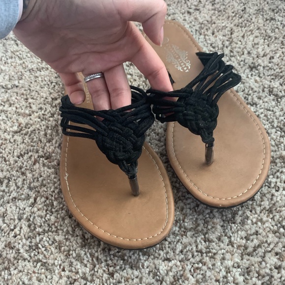 black flip flops dressy